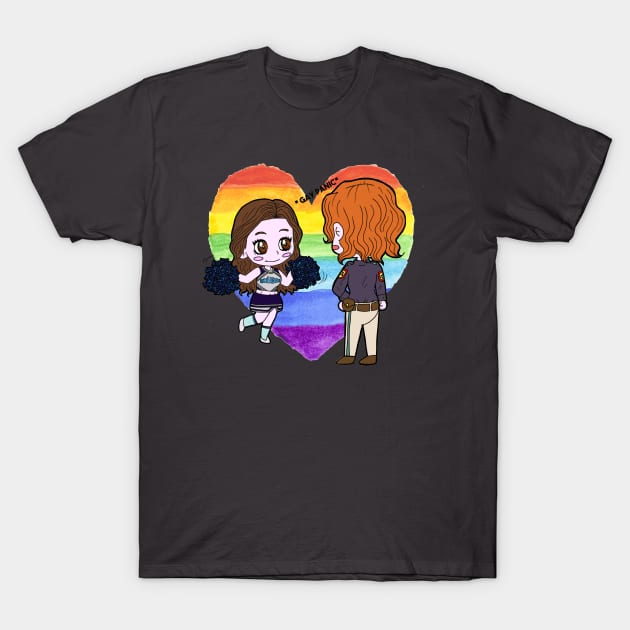 Rainbow Wayhaught T-Shirt by GiollasArt